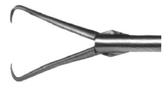 Standard Handle - Schroeder Tenaculum Grasper, Single Tooth