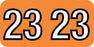 Tabbies Barkley Compatible Yearcode 90600 Label Rolls, 3/4"H x 1-1/2"W, 500 Per Roll