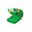 Healthmark Closed Container Locks - Green, 1000 Per Pack - HMK-4040-GN