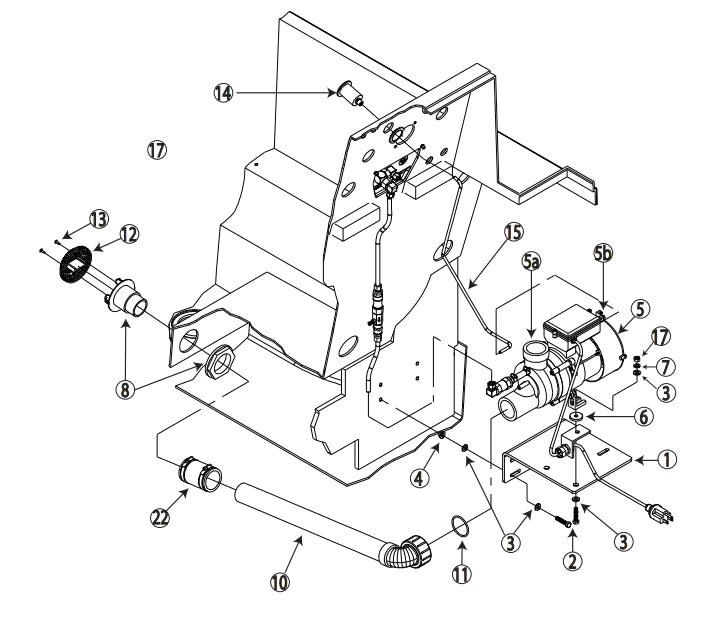 Apollo - Machine Screw For Bathing System - 350157