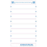 Tabbies 1-Up Name Labels, File Folder Label	- 3-7/16"W x 9/16"H, - 248 per Pack