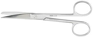 Economy - Operating Scissors 5-1/2 Inch Length Floor Grade Stainless Steel Finger Ring Handle Curved Blade Sharp Tip / Blunt Tip - EG5-46