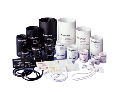 Welch Allyn Blood Pressure Cuff FlexiPort Child / Adult Arm Multi Cuff Sizes Nylon Cuff - REUSE-MLT