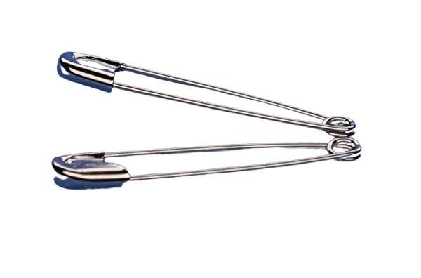 Fabco Safety Pins Sterile, 2″ (50.8 mm) - Large - 100 Pouches per Box, - 34116110