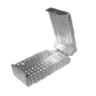 Healthmark Hinged Parts Basket - 3" x 1" x 1" in, - HMK-21000-H