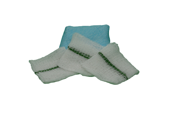 Fabco Gauze Sponge X-Ray Detectable, Sterile, 2 x 2 – 12 ply (50.8 mm x 50.8 mm x 12 plies) - 50 Pouches per Box, - 34440210