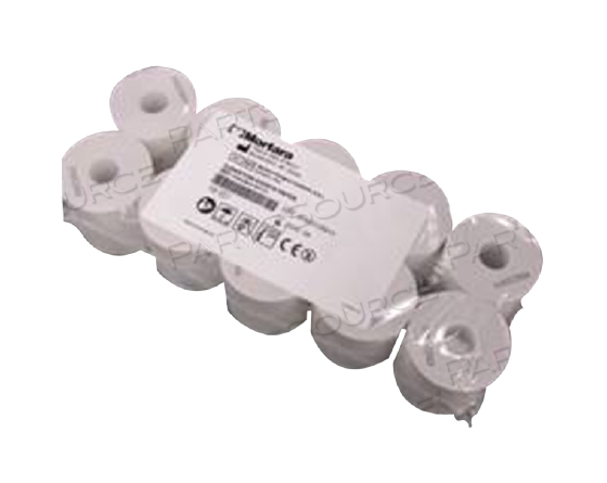 Welch Allyn Thermal paper roll "1.97in X 100ft" (50mm X 30.4m) for use with Surveyor S12/S19. "Case of 100 Rolls" - 9100-030-50