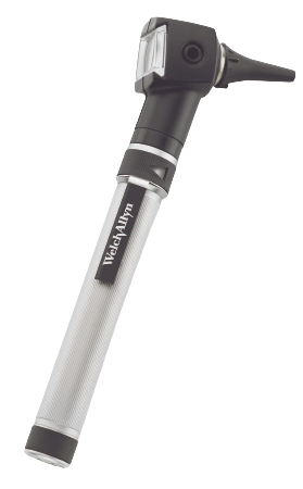 Welch Allyn Otoscope with Throat Illuminator PocketScope Halogen Lamp Fiber Optic 2.5 Volt Halogen HPX - 21111