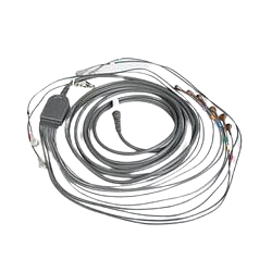 Welch Allyn Patient Cable For Q-Stress or HeartStride, AHA 43" Leadwires, Pinch Connection - 60-00184-01