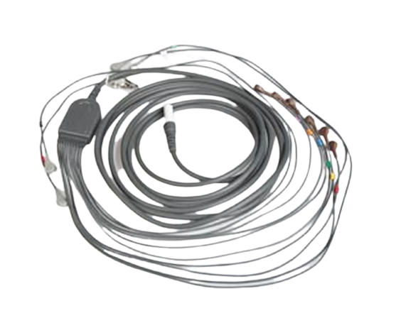 Welch Allyn 10 Lead Patient Cable For Q-Stress, AHA 43" Leadwires, Snap Connection - 60-00185-01