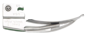 Welch Allyn English Macintosh #1 Standard Laryngoscope Blade, Stainless Steel - 69241