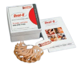 Oval-8 - Finger Splint Sizing Set Adult Size 2 to 15 Pull-On Right Hand Tan - P1008-S