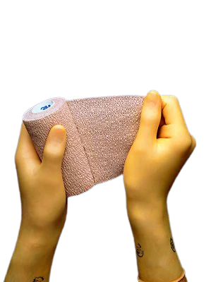 3M Healthcare Bandage Coban Wrap Elastic 1" Tan 5/Package, 1 Pk/Ca - 1581