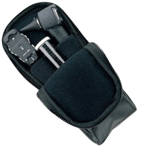 Welch Allyn PocketScope Set Includes Ophthalmoscope, Otoscope/ Throat Illuminator, 2 in. AA in. Alkaline Battery Handles, Soft Case, No Charger - 92821