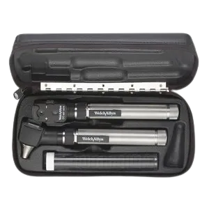 Welch Allyn PocketScope 2.5 V Rechargeable Halogen Diagnostic Set with Hard Storage Case - 92850