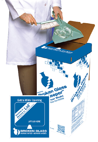 Whitney Medical Solutions Broken Glass Keeper - Floor Model - Dispose of Glass Safely - BH2008