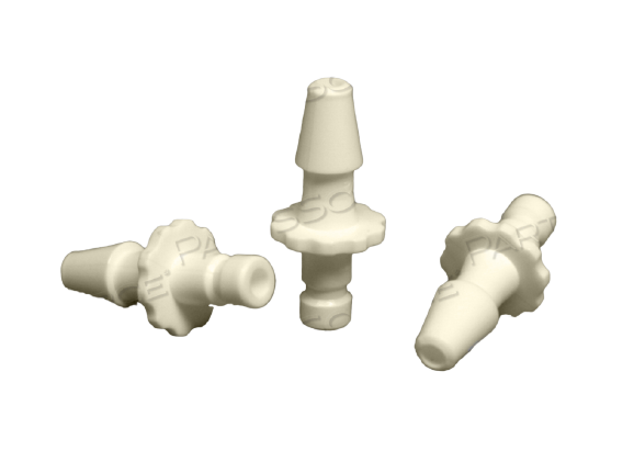 Welch Allyn Bayonet Connector, Barb x Male Connection, 5/32in Connection, 12.7cm x 12.7cm x 2.54cm , 0.01 kg - 1361
