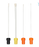 Starplex Multitrans Collector, one Standard Flocked Swab, one Fine Tipped Flocked Swab, (Sterile) - S160-FL-COM