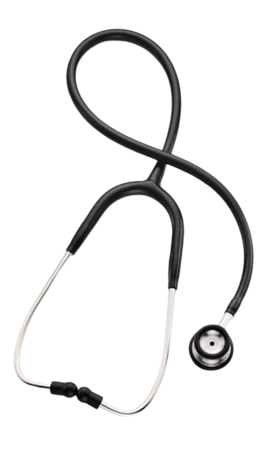 Welch Allyn Professional Stethoscope, Double-Head, 28 in. , Pediatric, Black, 5-Year Warranty - 5079-145