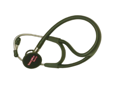 Welch Allyn Cardiology Stethoscope Harvey Elite Burgundy 1-Tube 17 Inch Tube Double-Sided Chestpiece - 5079-270S