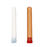 Starplex "10ml" Threadless, Amber, Round Bottom Tube Only, (Non-Sterile) - V8095