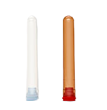 Starplex "10ml" Threadless, Clear, Round Bottom Tube Only, (Non-Sterile) - V8096