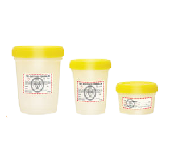 Starplex "500ml" Translucent, Yellow "O-Ring" Cap, Labels Included, (Non-Sterile) - H5002-C