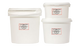 Starplex "2" Litre White Polyethylene Tamper Evident Bucket, (Non-Sterile) - H20002
