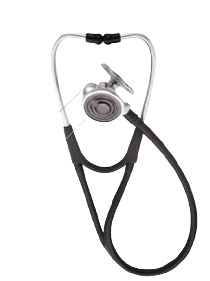 Welch Allyn Harvey Deluxe Triple Head Stethoscope, Navy, 28' in - 5079-323