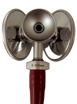 Welch Allyn Harvey DLX Double Head Stethoscope Navy - 5079-327