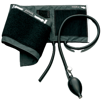 Welch Allyn Adult Inflation System, 2-Tube Bag, for 767 Wall/Mobile Sphygmomanometer, 6 per Box - 5082-22H