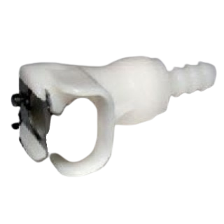 Welch Allyn Plastic Male Locking Connector with Barbed End for use with Marquette 1-Tube Systems - 5082-181