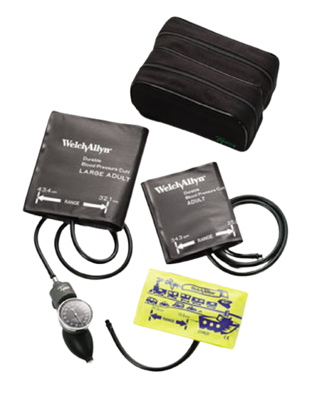 Welch Allyn Family Practice Kit & Case, Includes Child Print Cuff, Adult & Large Adult, Latex Free - 5098-23