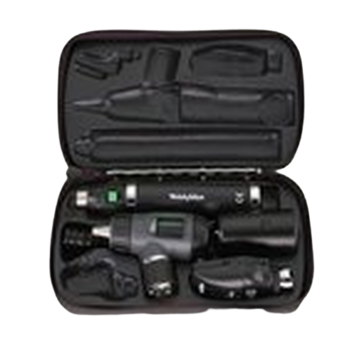 Welch Allyn 3.5v Coaxial Pneumatic Otoscope-Opthamaloscope Set - 97220-C