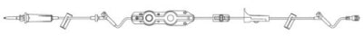 B. Braun Outlook Pump Set 15 Drops / mL Drip Rate 120 Inch 2 Ports - NF3130