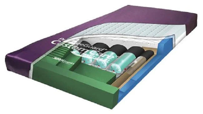 PressureGuard Custom Care - LAL Pressure Reduction Mattress Alternating Pressure / Low Air Loss 7 X 36 X 75 Inch - CL753629
