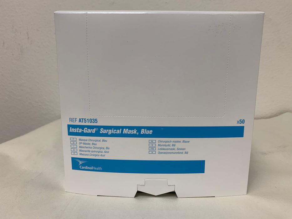 Cardinal AT51035 Health Surgical Mask Duckbill Tie Closure One Size Fi ...