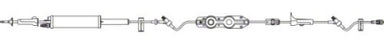 B. Braun Outlook Pump Set 60 Drops / mL Drip Rate 120 Inch Tubing 1 Port - 354215
