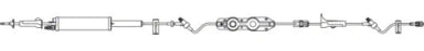 Outlook - Burette IV Pump Set 60 Drops / mL Drip Rate 120 Inch Tubing 2 Ports - 354215