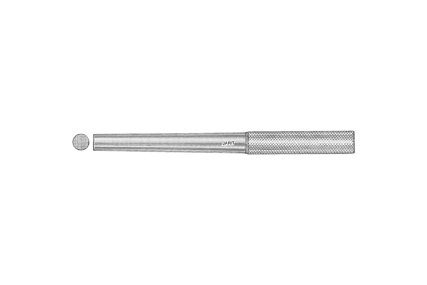 Jarit - Bone Tamp Kiene 6 Inch Length 10 X 92 mm Tip, Straight, German Stainless Steel OR Grade - 250418