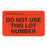 Pre-Printed / Write On Label