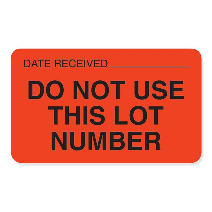 Pre-Printed / Write On Label