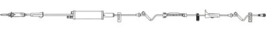Outlook - IV Pump Set 15 Drops / mL Drip Rate 134 Inch Tubing 3 Ports - 352034