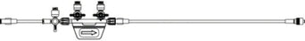 Safeport - Extension Set 7 Inch Tubing 2 Ports 1.4 mL Priming Volume - 456520