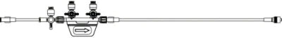 Safeport - Extension Set 7 Inch Tubing 2 Ports 1.4 mL Priming Volume - 456520