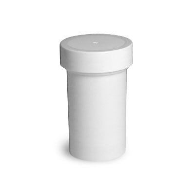 Berry Plastics Ointment Jar White 1 oz. - 70610020901