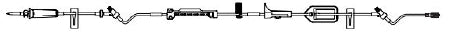 B. Braun Pump Set 15 Drops / mL Drip Rate 124 Inch Tubing 2 Ports - 362033