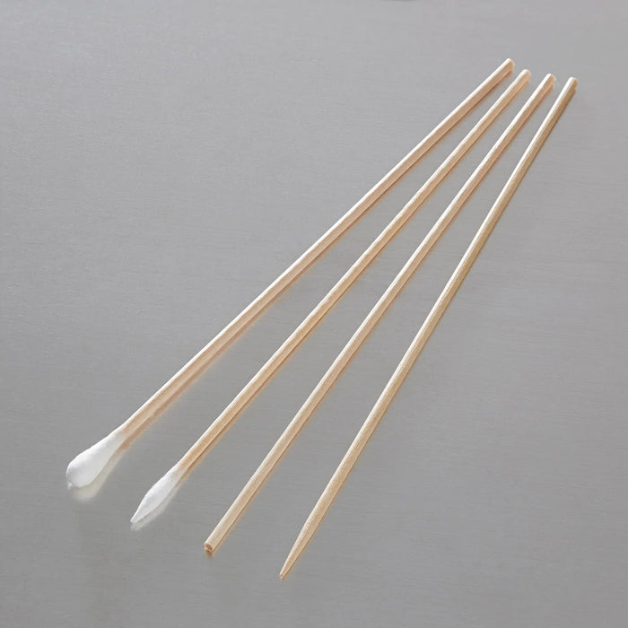 Cancer Diagnostics - Swabstick Cotton Tip Wood Shaft 6 Inch NonSterile 100 per Pack - CT112