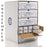 Cancer Diagnostics - Tissue Block Storage Box Brown / White Cardboard 2,500 Blocks per Unit Capacity - CK1000-F ( UNASSEMBLED)