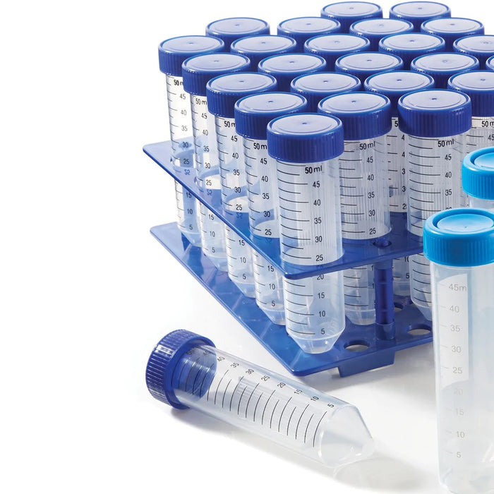 Cancer Diagnostics - Centrifuge Tube Conical Bottom Plain 30 X 115 mm 50 mL Blue Screw Cap Polypropylene Tube - CTS050